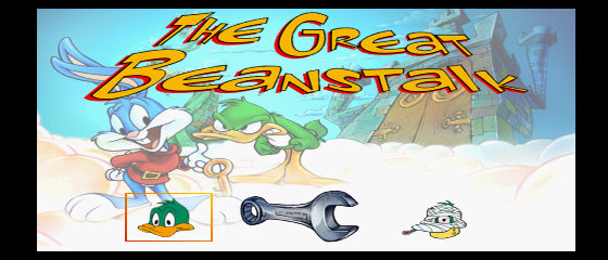 Tiny Toon Adventures: The Great Beanstalk Title Screen